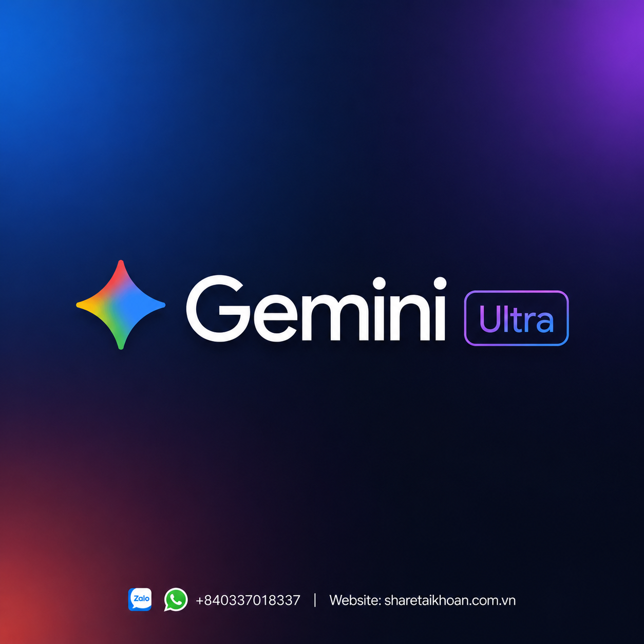 Share tài khoản Gemini Ultra giá rẻ